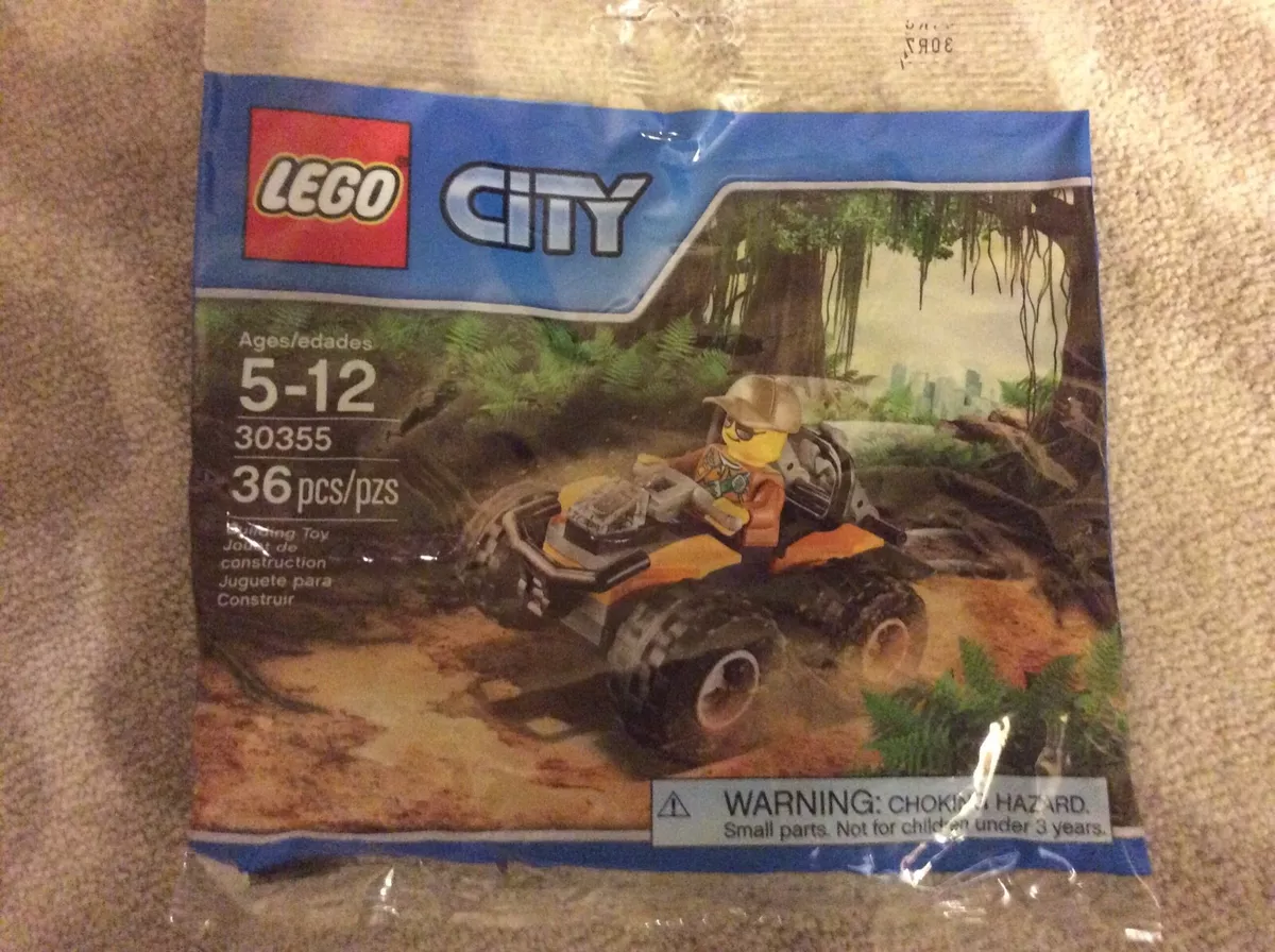 bejdsemiddel trist Mange farlige situationer LEGO 30355 city jungle atv | eBay