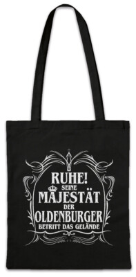Seine Majestät Der Oldenburger Hipster Bag Stofftasche Stoffbeutel Lappan