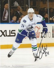Vancouver Canucks Adam Cracknell Autographed Signed 8x10 NHL Photo COA F