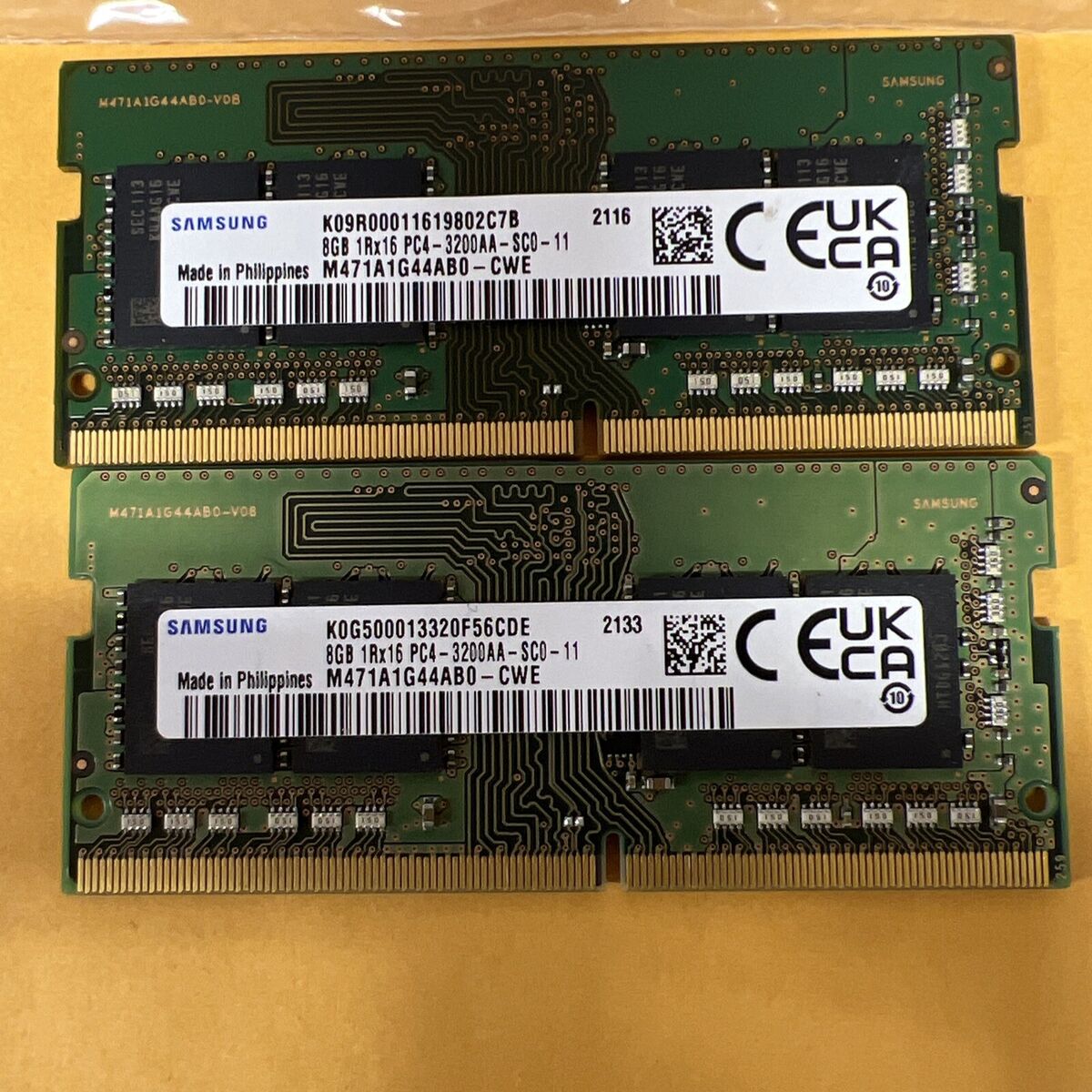 Samsung DDR4 8GB 1Rx16 PC4-3200AA-SC0-11 Laptop Memory RAM Samsung DDR4 8GB 1Rx16 PC4-3200AA-SC0-11 Laptop Memory RAM