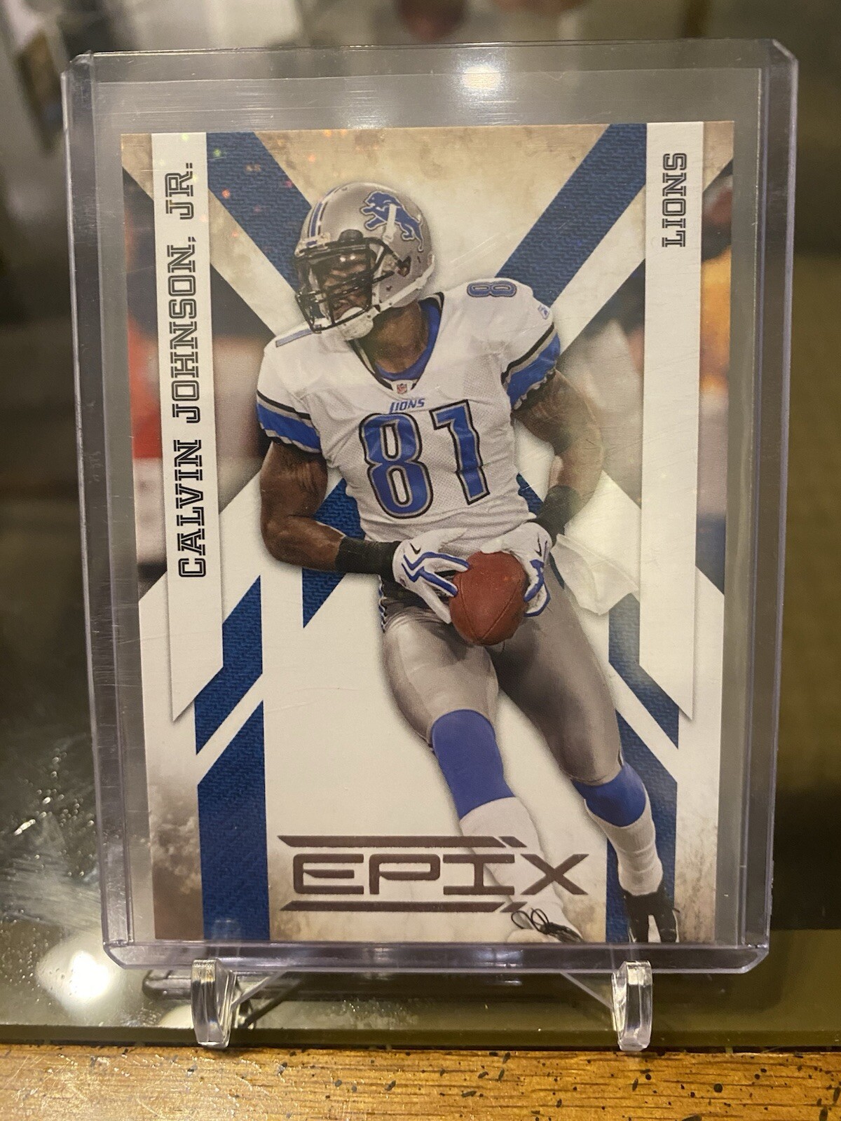 2010 panini epix calvin johnson Silver #140/250