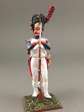 Painted French Grenadier figurine 60 mm, Napoleonic tin miniature VID SOLDIERS