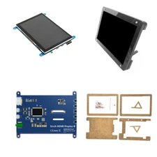 5 inch HDMI Display Case LCD HD Capacitive Touch Screen Stand For Raspberry Pi d
