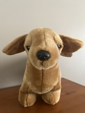 TY Dachshund Weenie Weiner Dog 14" Plush Beanie Buddies 1999