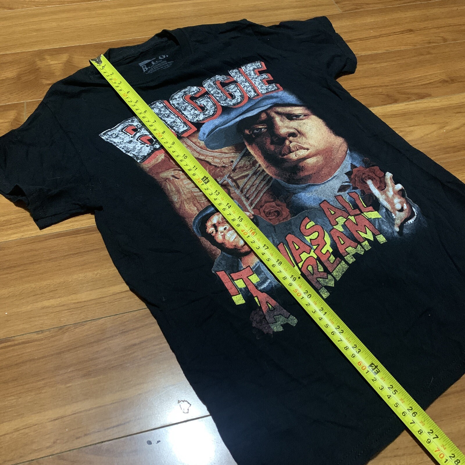 NOTORIOUS BIGGIE SMALLS OLD SCHOOL RAP STYLE TSHIRT … Gem
