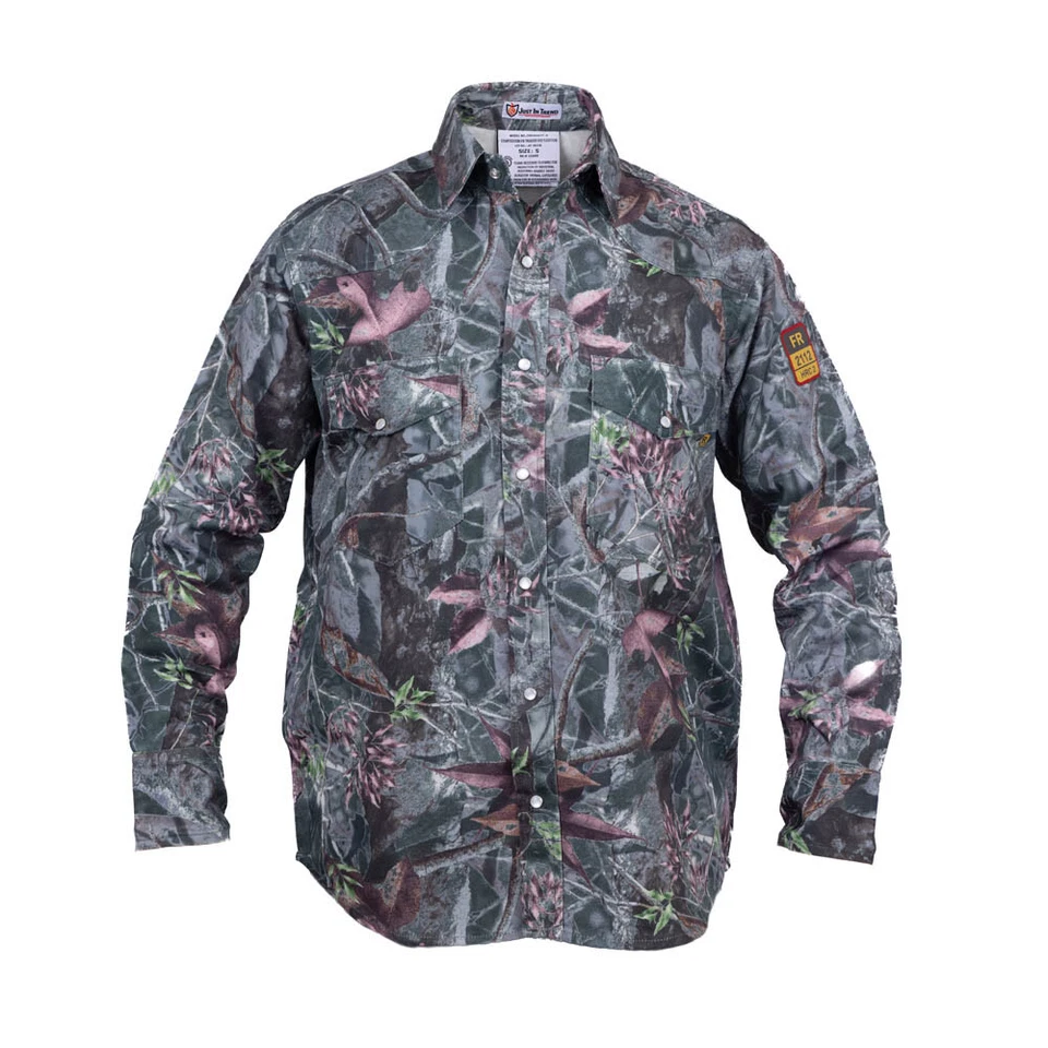 Flame Resistant Shirt FRC Camouflage - 100% Cotton blend, 7 oz. - Image 4 of 4