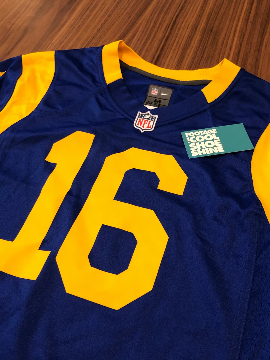 Nike Los Angeles Rams No16 Jared Goff Black Men's Stitched NFL Limited 2016 Salute to Service Jersey