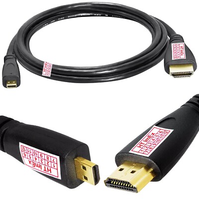 Micro HDMI auf HDMI Kabel 4K High Speed Adapterkabel für Kamera, Action-Cam