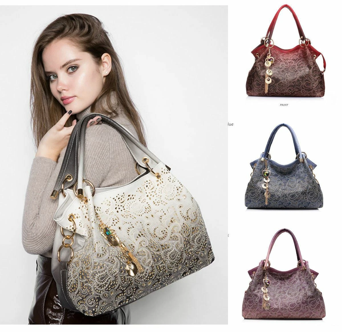 High Quality Luxurys Totes Bag Designers Shoulder Bags Flower