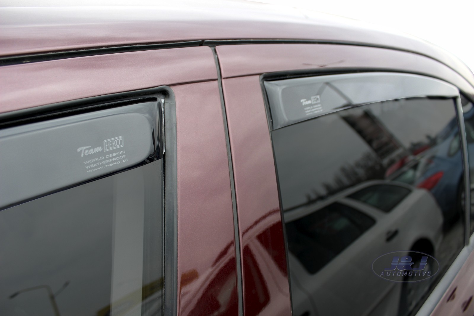 TO FIT Skoda Octavia Mk2 LIFTBACK 20042012 wind deflectors 4pc TINTED