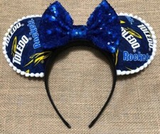 HANDMADE Mouse Ears/College/Toledo/Rockets