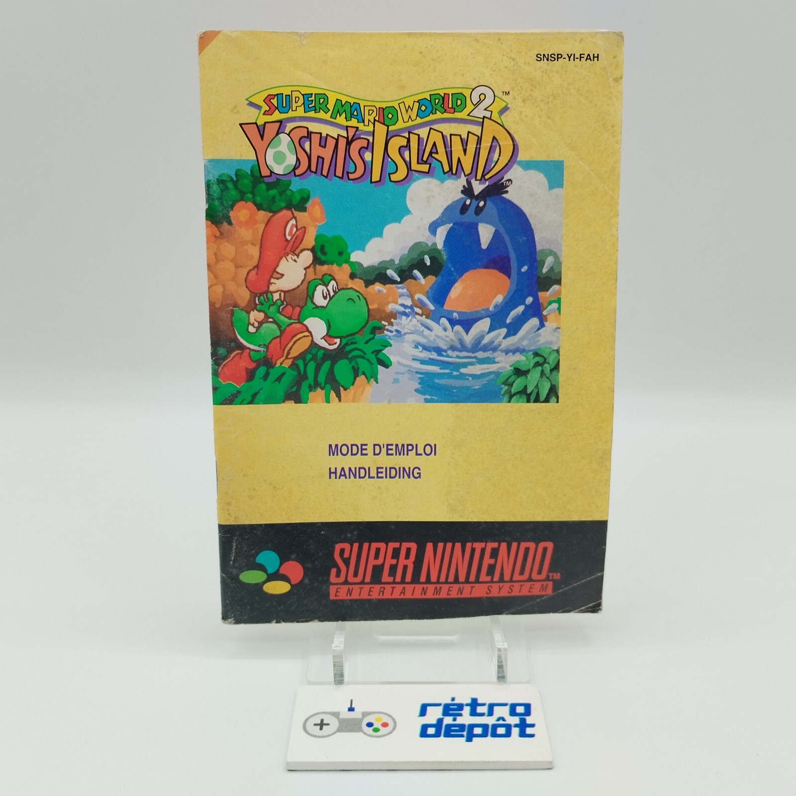 Notice Super Nintendo Super Mario World 2 Yoshi's Island / Super Nintendo / FAH