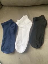 3 Pairs socks women ankle Size 6-10
