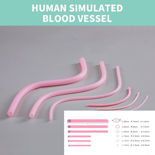 2PC Vascular Microvascular Anastomosis Suture Practice Exercise Model(3.5x120mm) - Picture 7 of 16