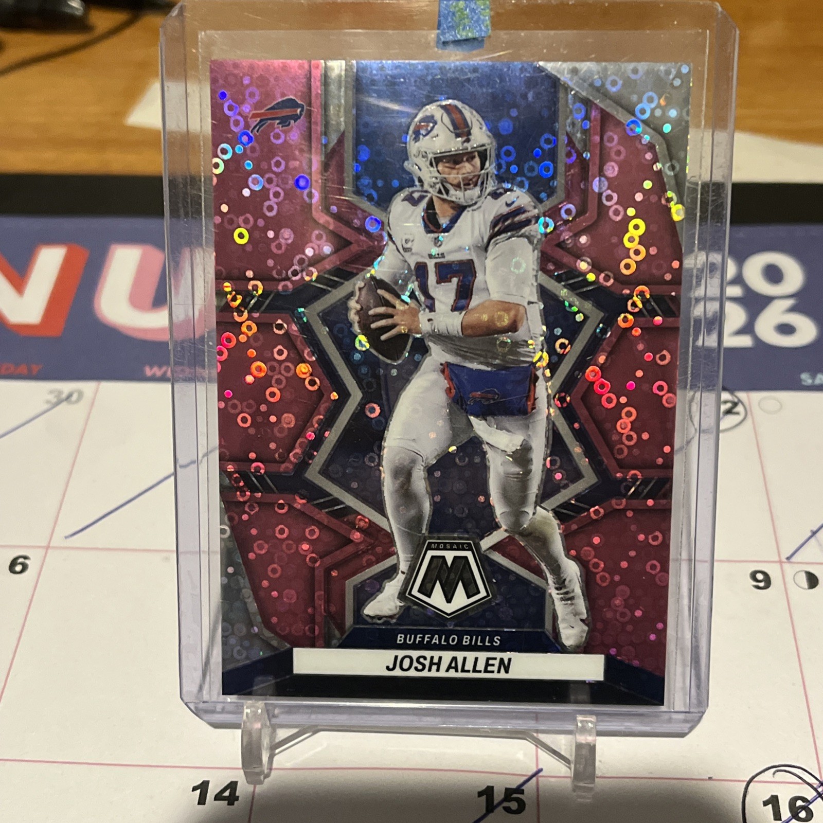 2022 Panini Mosaic Josh Allen No Huddle Pink Disco /20🔥🔥