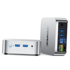 ACEMAGIC Mini PC Computers 11 Pro, Twin Silver Intel N150 16GB+256GB Silver