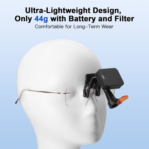 Faro proiettore a clip medico odontoiatrico chirurgico LED 5W per lenti d'ingrandimento binoculari - Foto 24 di 25