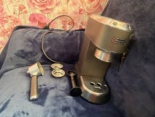 Delonghi Dedica Coffee Machine EC685.BK Fully Working with Accessories USED