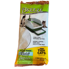 Purina Tidy Cats Breeze Cat Pads Refill 4 Pack Odor Control Litter System NIB