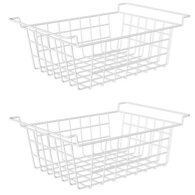 Orgneas 16.5 Chest Freezer Organizer Bins Deep Freezer Basket Storage Rack Bi...