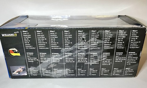 1:18 Hot Wheels Racing Williams F1 Ralf Schumacher #6 FW21 Formula 1 Race Car - Picture 8 of 9