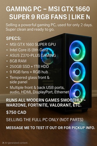 Powerful Gaming PC | Like New 🔥 | eBay