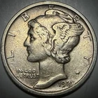 US 1920 Mercury Dime - 10 Cent Silver Coin