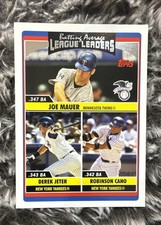 2006 Topps Updates & Highlights - League Leaders Derek Jeter, Joe Mauer,...