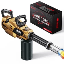 ARTFLAMM Powerful Propane Torch, Kitchen Blow Torch Gun with Adjustable Flame...