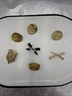 Military Vintage Named Medals,  Mixed, WW2, WW1 Insignia, Pins, Campaigns L947