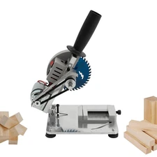 4" Mini Table Saw Portable Miter Saw 45° Wood Soft Metal Plastic Cutting Machine