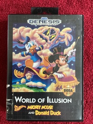 World of Illusion Starring Mickey Mouse & Donald Duck Sega Genesis