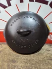 "Fully Restored" Wagner #10 Cast Iron Skillet Pan Lid Raised Letters Seasoned