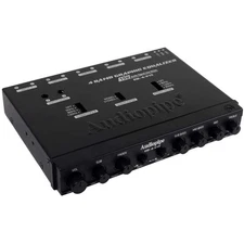AUDIOPIPE EQ-4-V15 4-BAND CAR AUDIO GRAPHIC EQUALIZER EQ W/ SUBWOOFER CONTROL