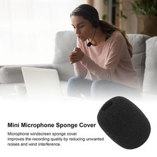 Mini Microphone Windscreen Sponge Cover Lapel Headset Microphone Cover Shield