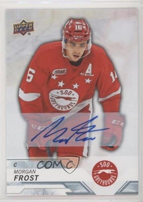 2018-19 Upper Deck CHL Auto Morgan Frost #99 Auto 0g67