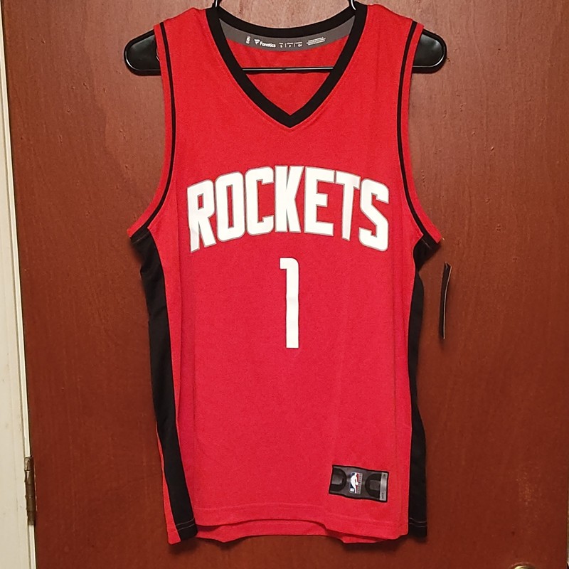 Fanatics Houston Rockets NBA John Wall #1 Jersey Men's Size S Red