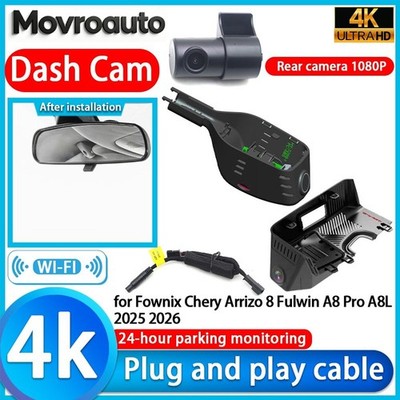For Chery Tiggo 8 Pro Max Plus 2020-2024 OEM 4K Wifi DVR Dash Cam Front Camera