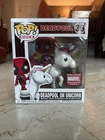 Funko Pop! Rides Deadpool on Unicorn (Marvel Collector Corps) #36
