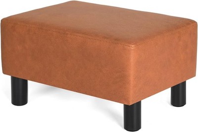 Small Footstool Ottoman Footrest Modern Rectangular Foot Stools for Living Room