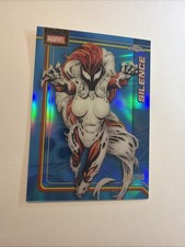 2026 Topps Chrome Marvel Silence Blue Refractor /150 - #155