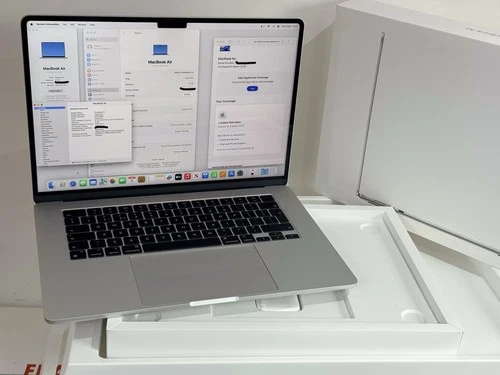 MacBook Air 15" (2024)Apple M3 8core 10c GPU Ram 8GB SSD 512GB Valid apple care thumbnail 2