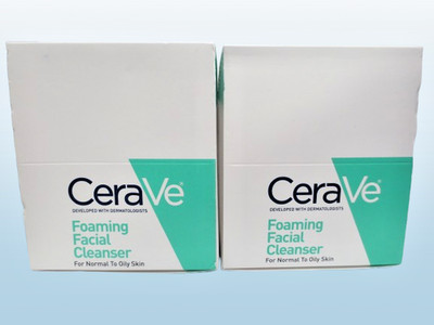 CERAVE FOAMING FACIAL CLEANSER NORMAL TO OILY SKIN 0.5 OZ MINI 2 BOX  30 BOTTLE