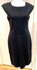 Vintage 1990s Banana Republic Serious Little Black Dress w/ Cap Sleeve, Size 8