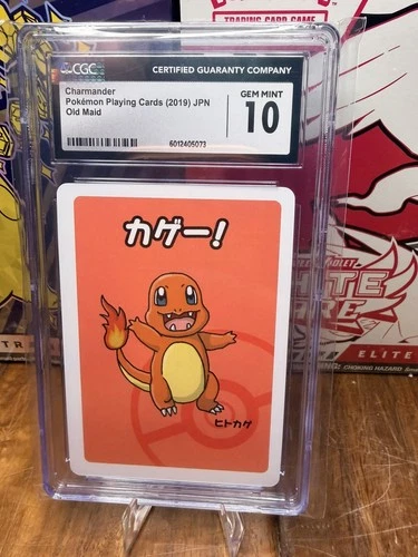 CGC 10 Gem Mint Charmander Old Maid 2019 Japanese Pokemon Card