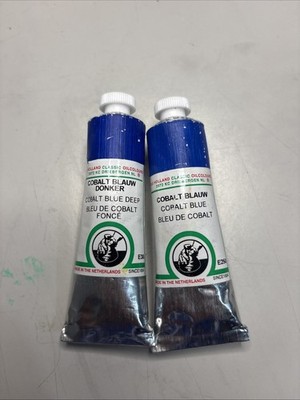 OLD HOLLAND CLASSIC OIL COLOURS 40 Ml Tubes LOT OF 2 Colbalt Blue NEW