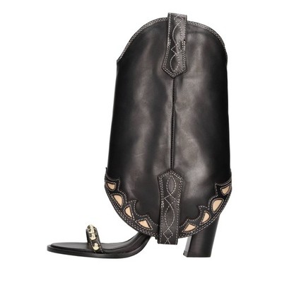 KENTUCKY MUSTANG ASH Sandals Women Black Amu065_ash