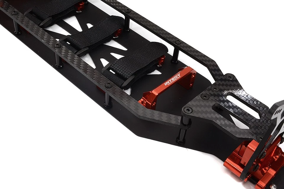 Alloy Chassis & Carbon Fiber Conversion Kit for Team Associated DR10 Drag - Image 3 of 4