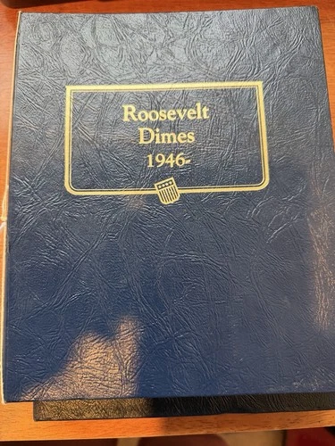 Whitman Roosevelt Dime Album 9119: 1946-1983