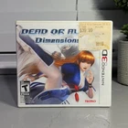 Tecmo Dead or Alive: Dimensions Nintendo 3DS NTSC-U/C Manual Included